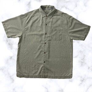 Tommy Bahama Shirt Men's Short Sleeve Casual Beach Camp 100% Silk Size Large